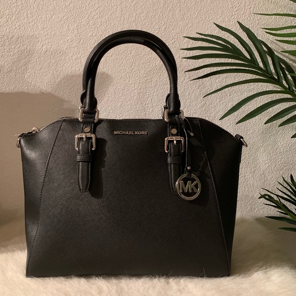 Michael Kors Handbags - MICHAEL KORS CIARA LARGE SATCHEL